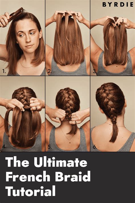 French braid tutorial - Feb 22, 2019 · STEP 4: ADD HAIR AS YOU GO. With each new stitch, add a little more hair into your braid. This is what will give your French braid that woven look. The woven look of a French braid differs from that of a Dutch braid because when creating a Dutch braid, the strands are woven over each other rather than underneath the middle piece. 